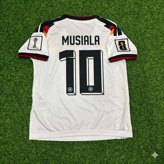 Germany National Team World Cup 2026 Jamal Musiala Home Football Soccer Kit Jersey