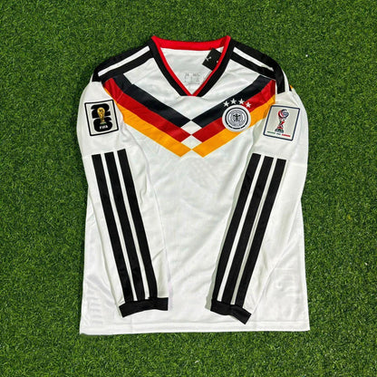 Germany World Cup 2026 Jonathan Burkardt Home Long Sleeve football soccer kit jersey front view