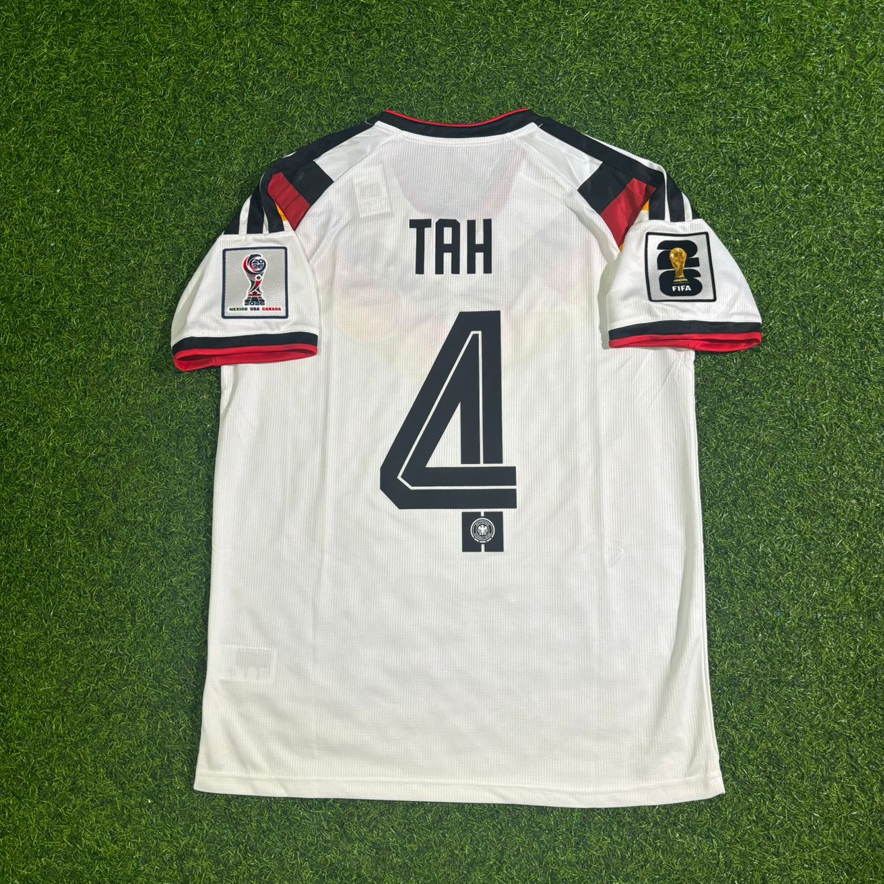 Germany National Team World Cup 2026 Jonathan Tah Home Football Soccer Kit Jersey