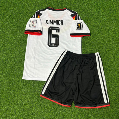 Germany National Team World Cup 2026 Joshua Kimmich Children Home Football Soccer Kit Jersey