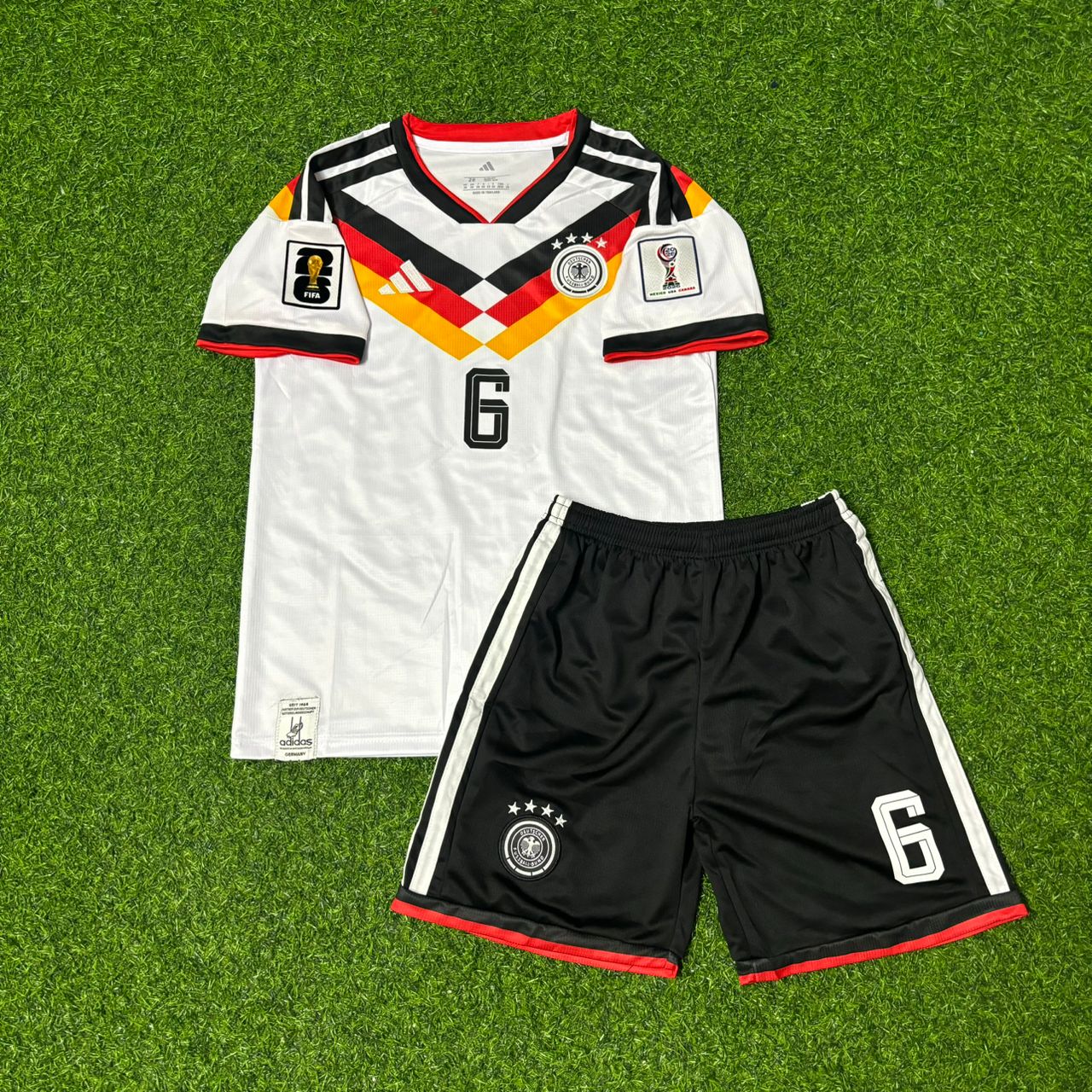 Germany National Team World Cup 2026 Joshua Kimmich Children Home Football Soccer Kit Jersey