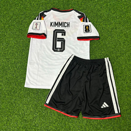 Germany National Team World Cup 2026 Joshua Kimmich Children Home Football Soccer Kit Jersey