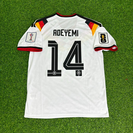 Germany National Team World Cup 2026 Karim Adeyemi Home Football Soccer Kit Jersey