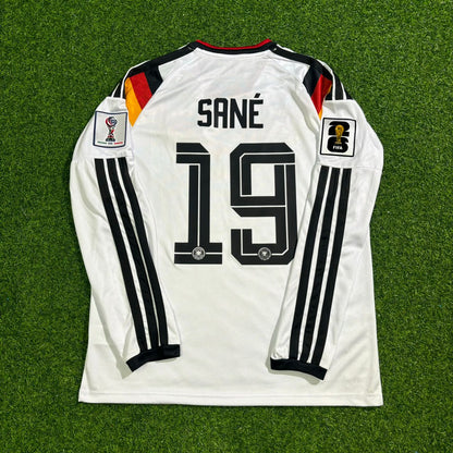 Germany National Team World Cup 2026 Leroy Sané Long Sleeve Home Football Soccer Kit Jersey