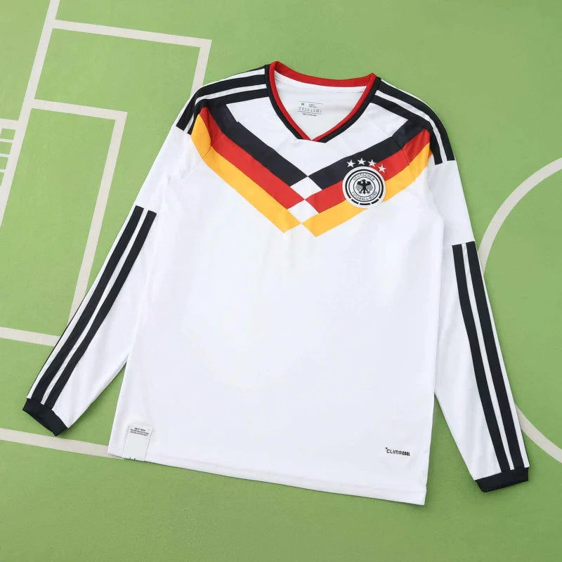 Germany National Team World Cup 2026 Long Sleeve Home Football Soccer Kit Jersey