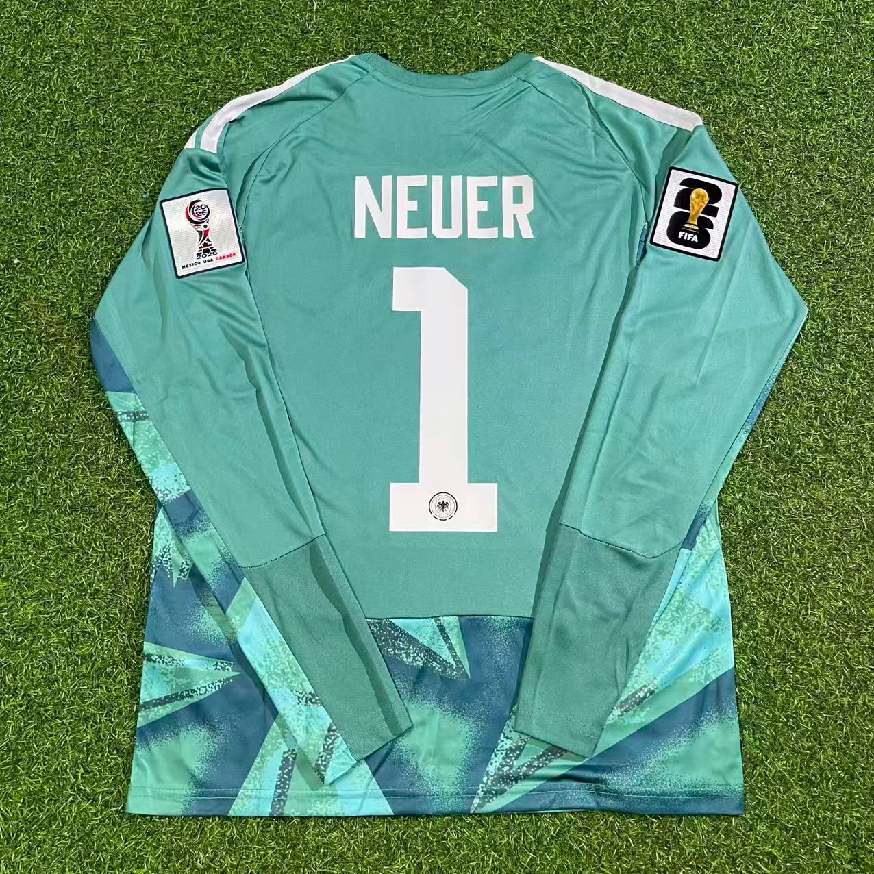 Germany National Team World Cup 2026 Manuel Neuer Long Sleeve Goalkeeper Football Soccer Kit Jersey