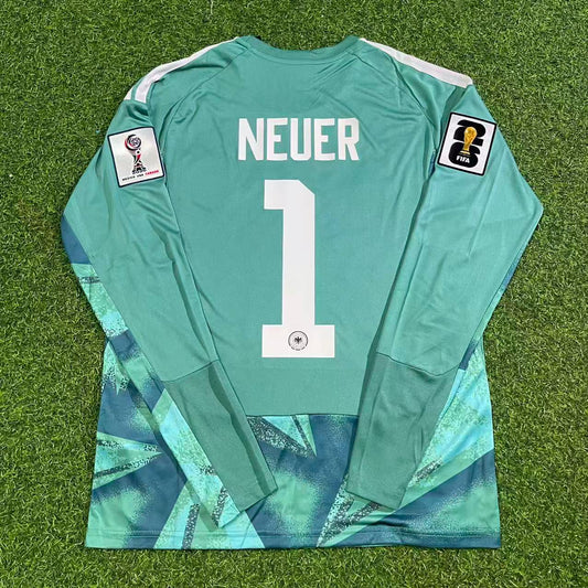 Germany National Team World Cup 2026 Manuel Neuer Long Sleeve Goalkeeper Football Soccer Kit Jersey