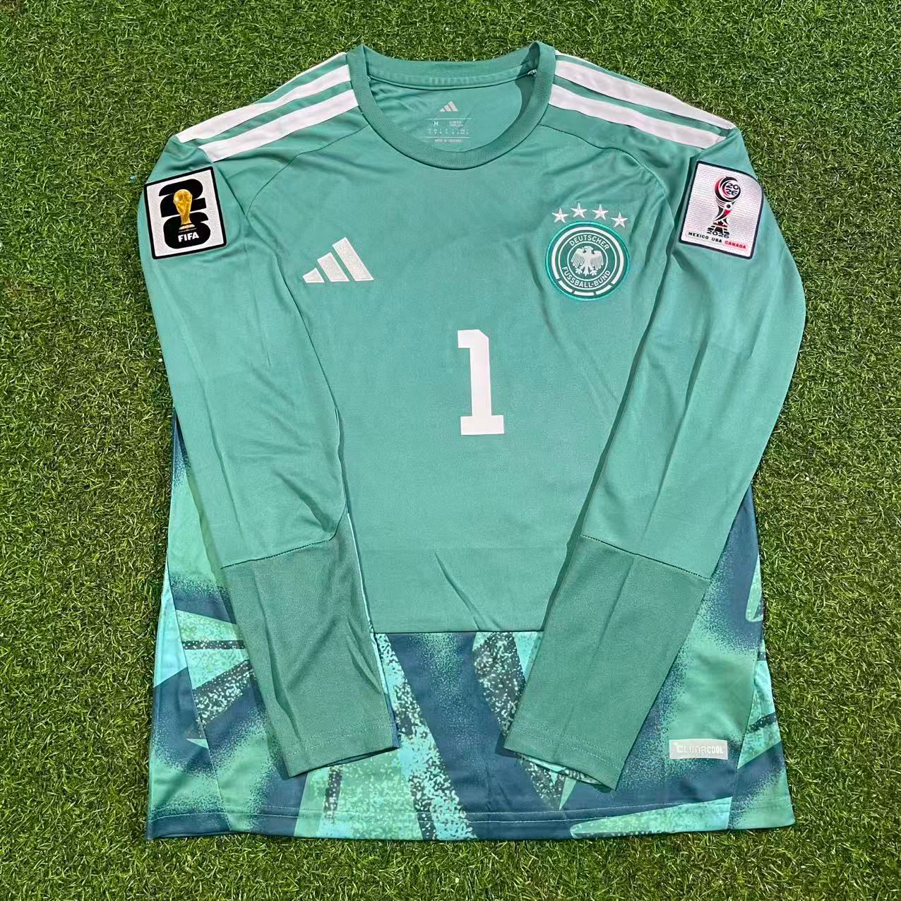 Germany National Team World Cup 2026 Manuel Neuer Long Sleeve Goalkeeper Football Soccer Kit Jersey