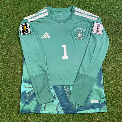 Germany National Team World Cup 2026 Manuel Neuer Long Sleeve Goalkeeper Football Soccer Kit Jersey