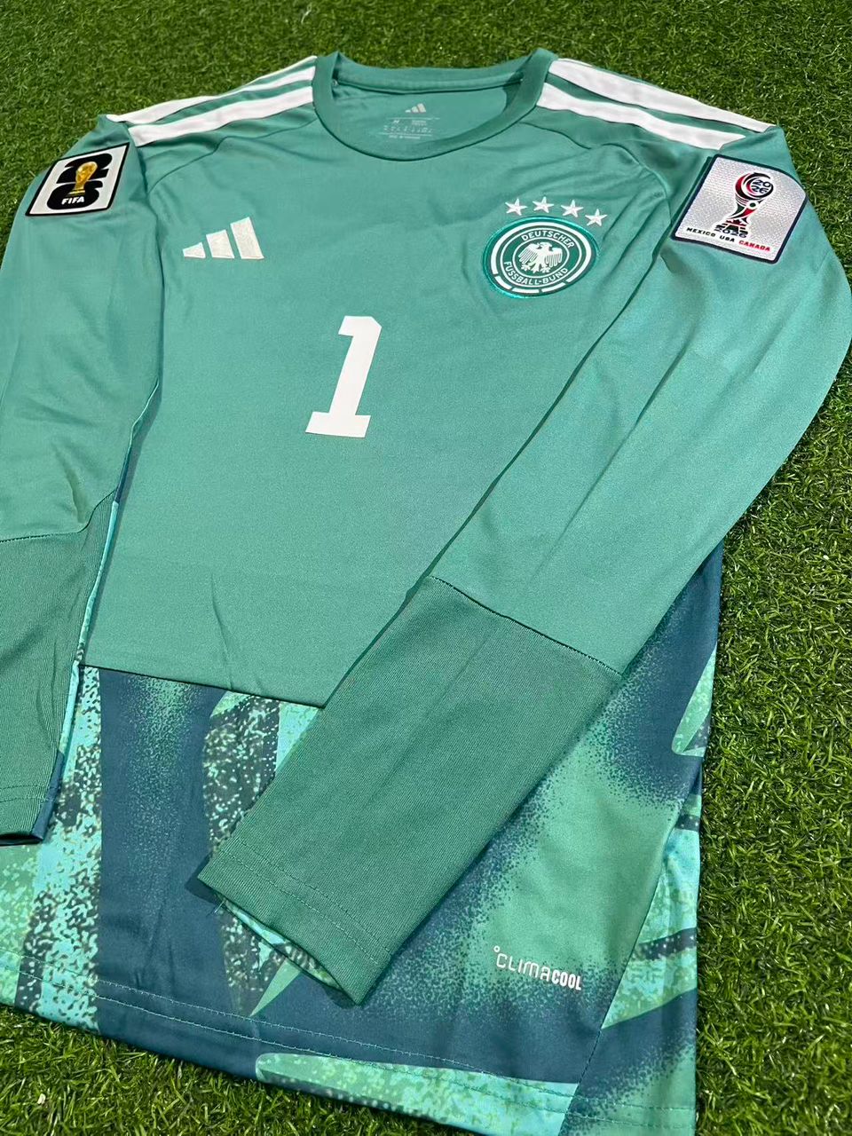 Germany National Team World Cup 2026 Manuel Neuer Long Sleeve Goalkeeper Football Soccer Kit Jersey