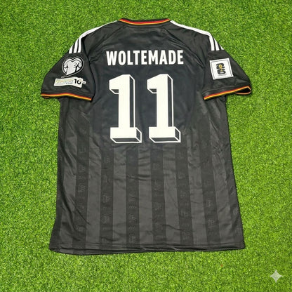 Germany National Team World Cup 2026 Nick Woltemade # Black Football Soccer Kit Jersey