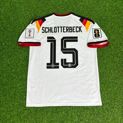 Germany National Team World Cup 2026 Nico Schlotterbeck Home Football Soccer Kit Jersey