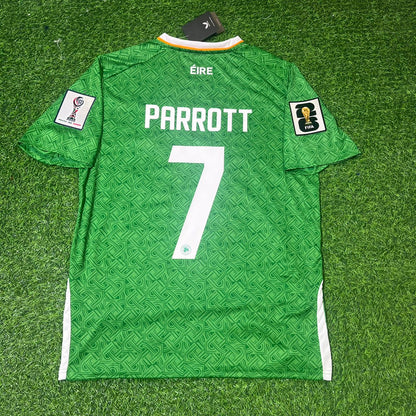 Ireland National Team World Cup 2026 Troy Daniel Parrott Green Football Soccer Kit Jersey