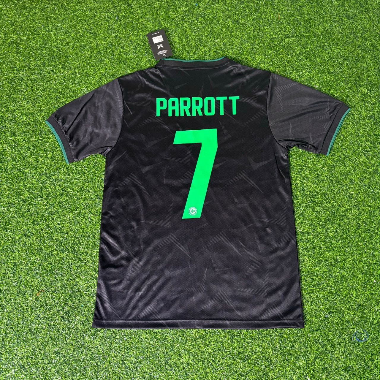 Ireland National Team World Cup 2026 Troy Parrott Green Black Football Soccer Kit Jersey