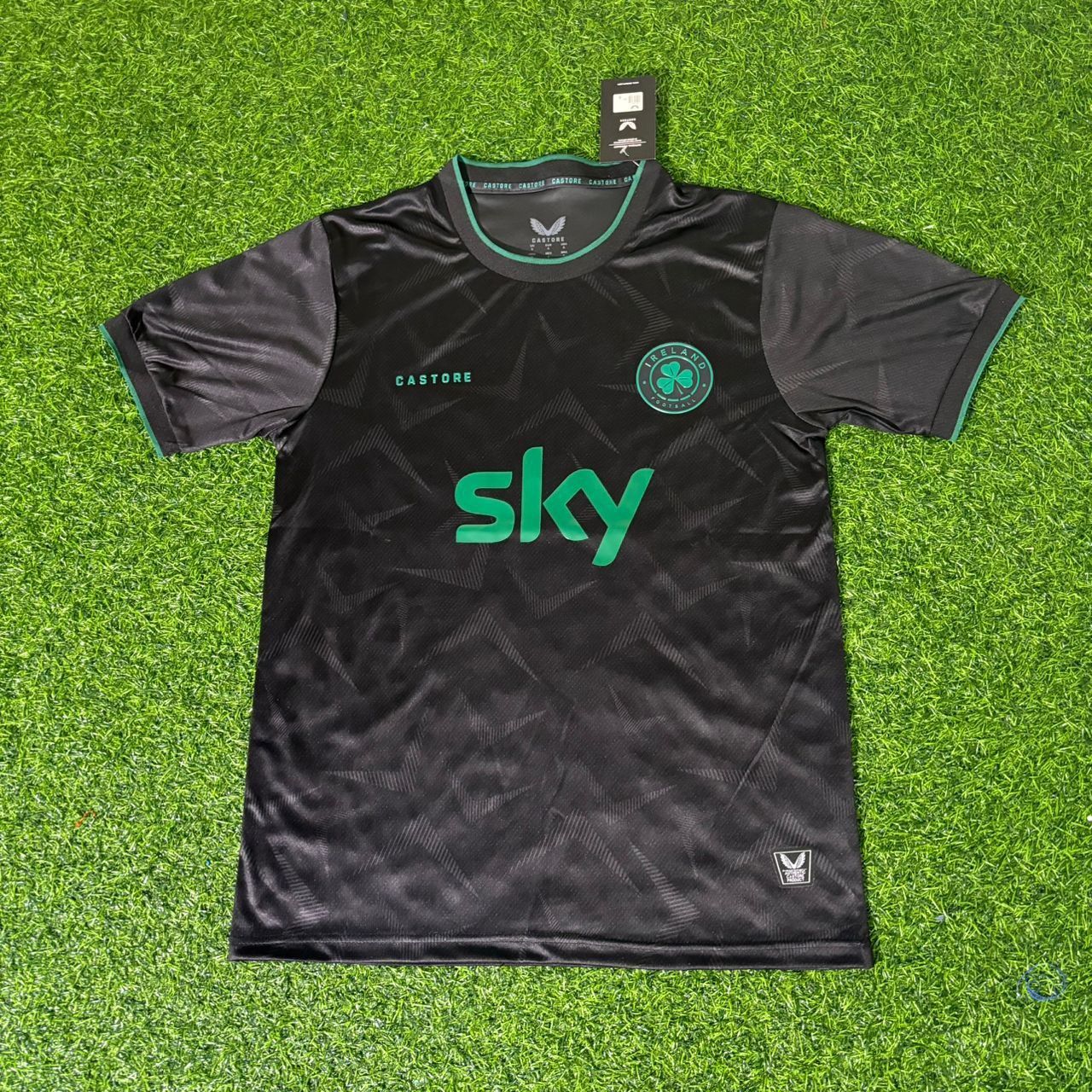 Ireland National Team World Cup 2026 Troy Parrott Green Black Football Soccer Kit Jersey