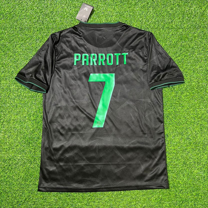 Ireland National Team World Cup 2026 Troy Parrott Green Black Football Soccer Kit Jersey