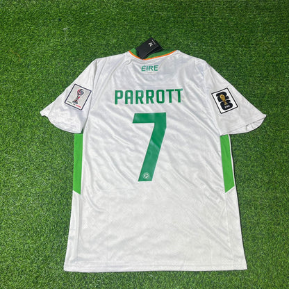 Ireland National Team World Cup 2026 Troy Parrott White Football Soccer Kit Jersey