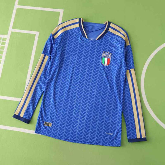 Italy National Team World Cup 2026 Long Sleeve Football Soccer Kit Jersey