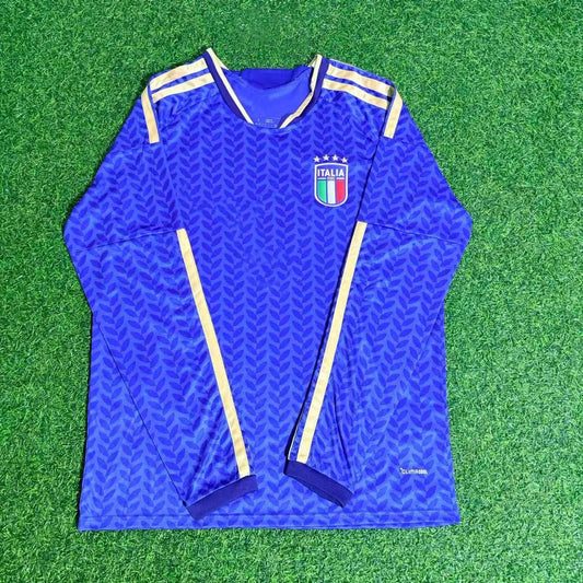 Italy National Team World Cup 2026 Long Sleeve Football Soccer Kit Jersey