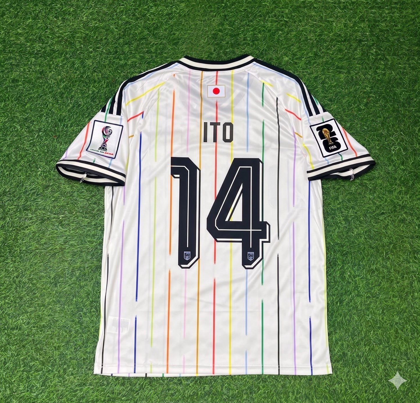 Japan National Team World Cup 2026 Junya Ito Away White Football Soccer Kit Jersey