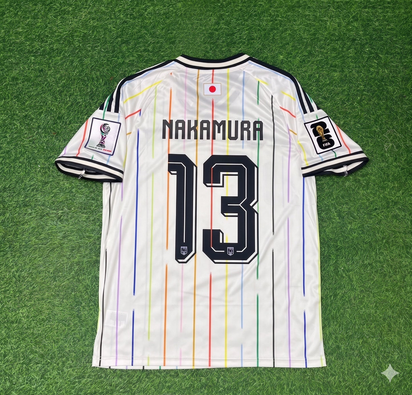 Japan National Team World Cup 2026 Keito Nakamura Away White Football Soccer Kit Jersey