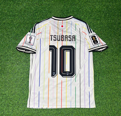 Japan National Team World Cup 2026 Tsubasa Oozora Away White Football Soccer Kit Jersey