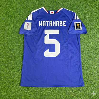 Japan National Team World Cup 2026 Tsuyoshi Watanabe Football Soccer Kit Jersey