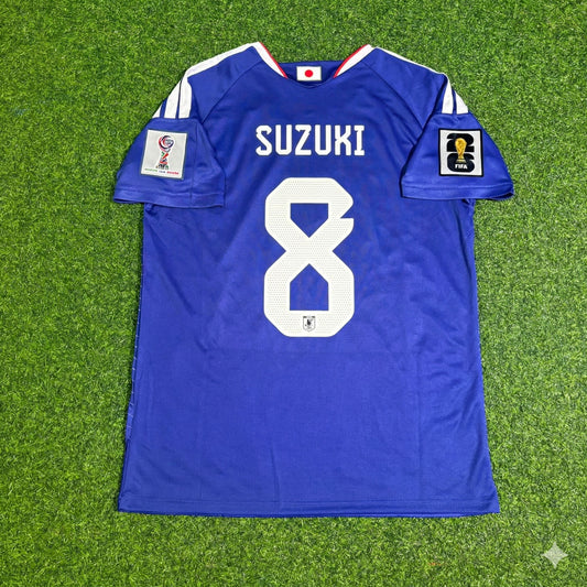 Japan National Team World Cup 2026 Yuito Suzuki Football Soccer Kit Jersey