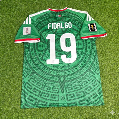 Mexico National Team World Cup 2026 Alvaro Fidalgo Home Green Football Soccer Kit Jersey