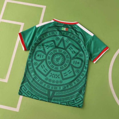 Mexico National Team World Cup 2026 Children Home Football Soccer Kit Jersey