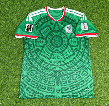 Mexico National Team World Cup 2026 Julian Quiñones Home Green Football Soccer Kit Jersey
