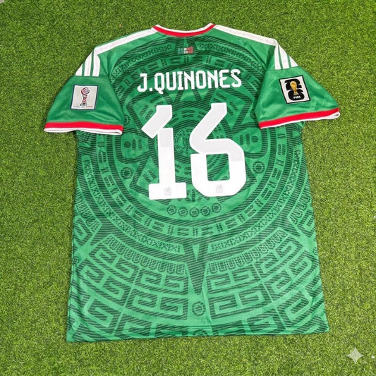 Mexico National Team World Cup 2026 Julian Quiñones Home Green Football Soccer Kit Jersey