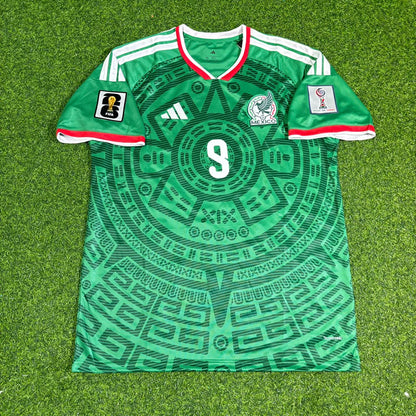 Mexico National Team World Cup 2026 Raul Jimenez Home Green Football Soccer Kit Jersey
