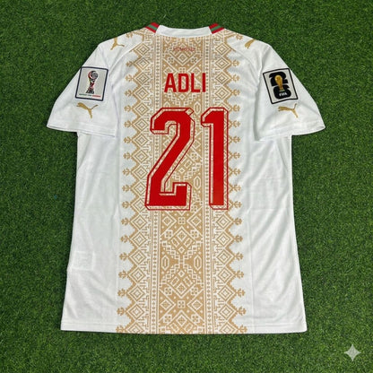 Morocco National Team World Cup 2026 Amine Adli Away Football Soccer Kit Jersey
