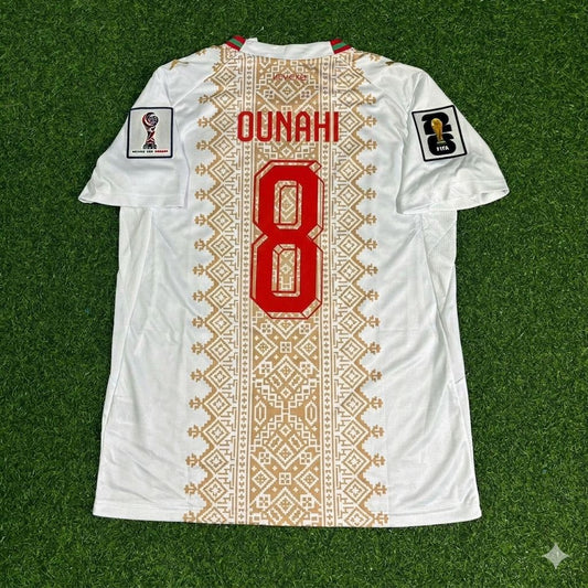 Morocco National Team World Cup 2026 Azzedine Ounahi Away Football Soccer Kit Jersey