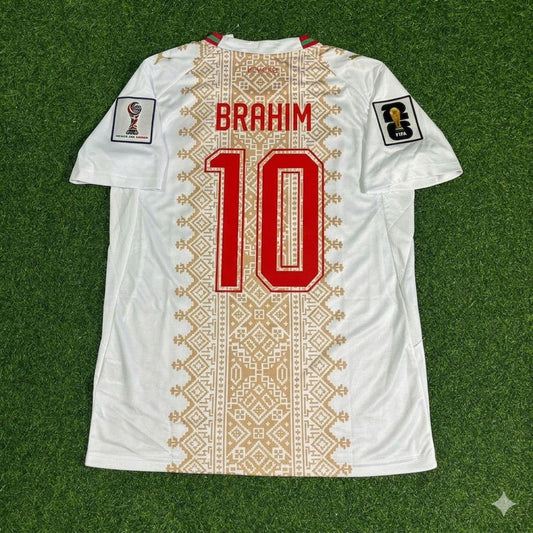 Morocco National Team World Cup 2026 Brahim Diaz Away Football Soccer Kit Jersey