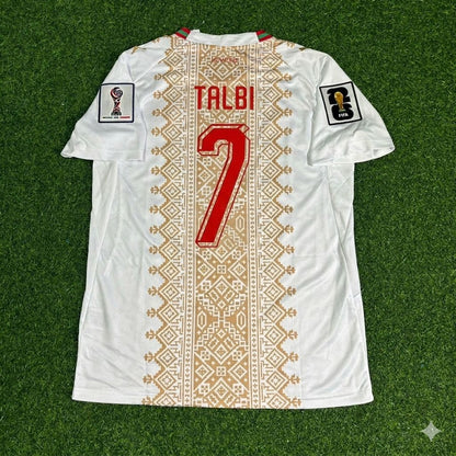 Morocco National Team World Cup 2026 Chemsdine Talbi Away Football Soccer Kit Jersey