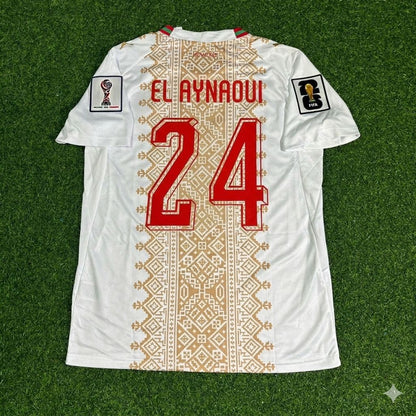 Morocco National Team World Cup 2026 Neil El Aynaoui Away Football Soccer Kit Jersey