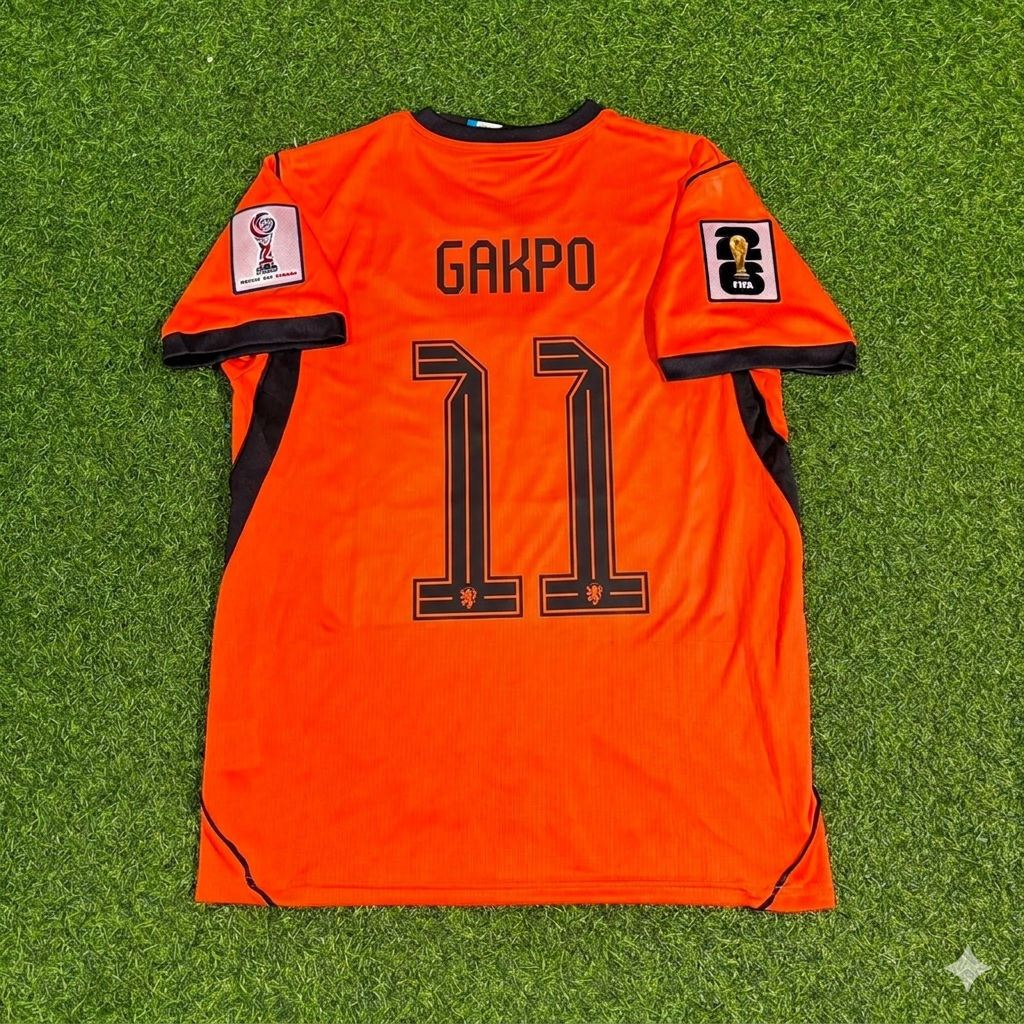 Netherlands National Team World Cup 2026 Cody Gakpo Football Soccer Kit Jersey