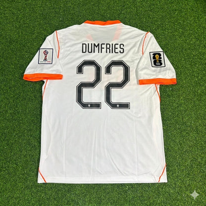 Netherlands National Team World Cup 2026 Denzel Dumfries Football Soccer Kit Jersey