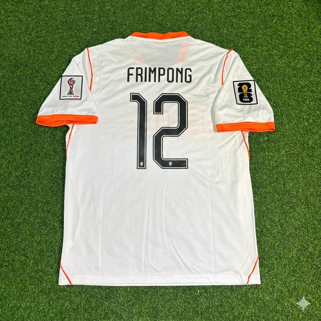 Netherlands National Team World Cup 2026 Jeremie Frimpong Football Soccer Kit Jersey