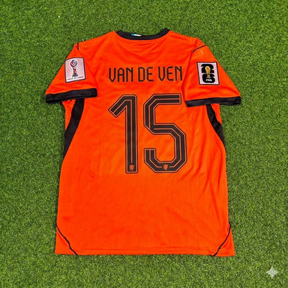 Netherlands National Team World Cup 2026 Micky van de Ven Football Soccer Kit Jersey