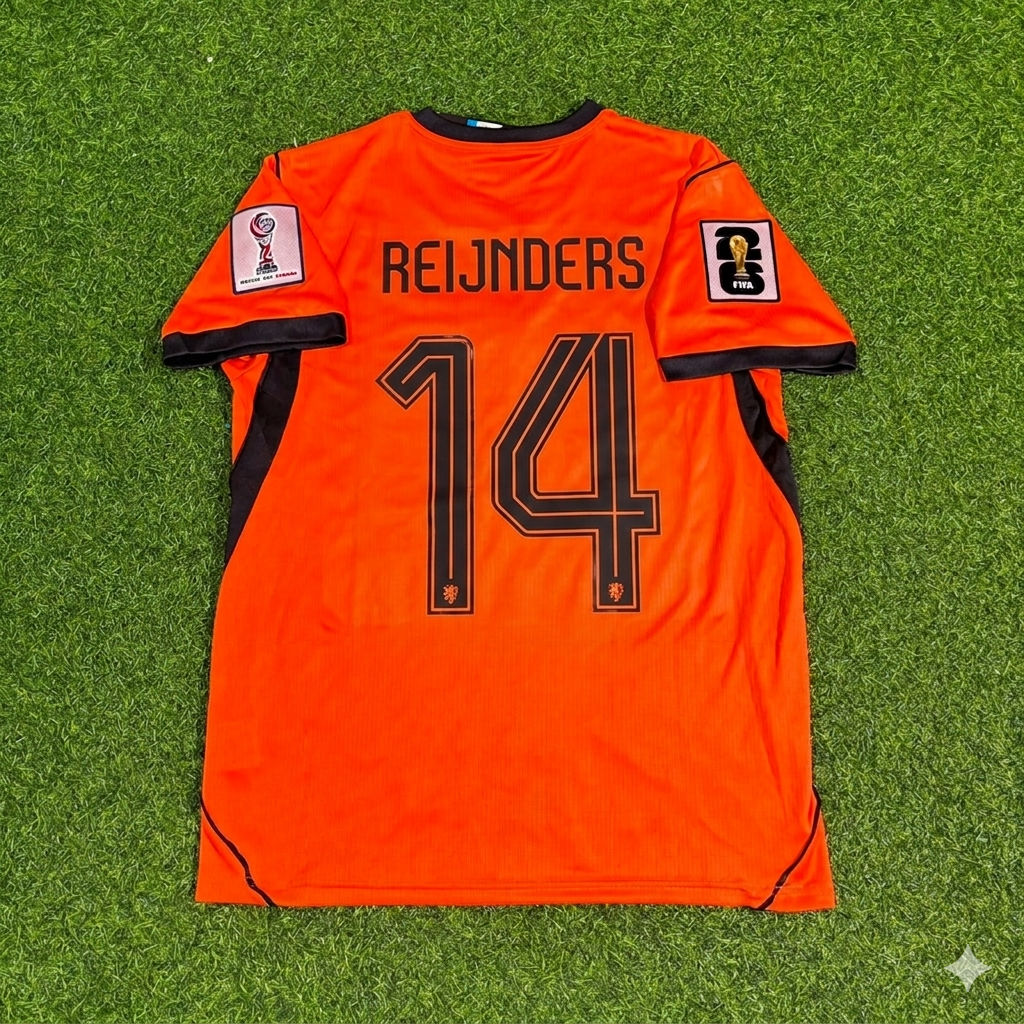 Netherlands National Team World Cup 2026 Tijjani Reijnders Football Soccer Kit Jersey