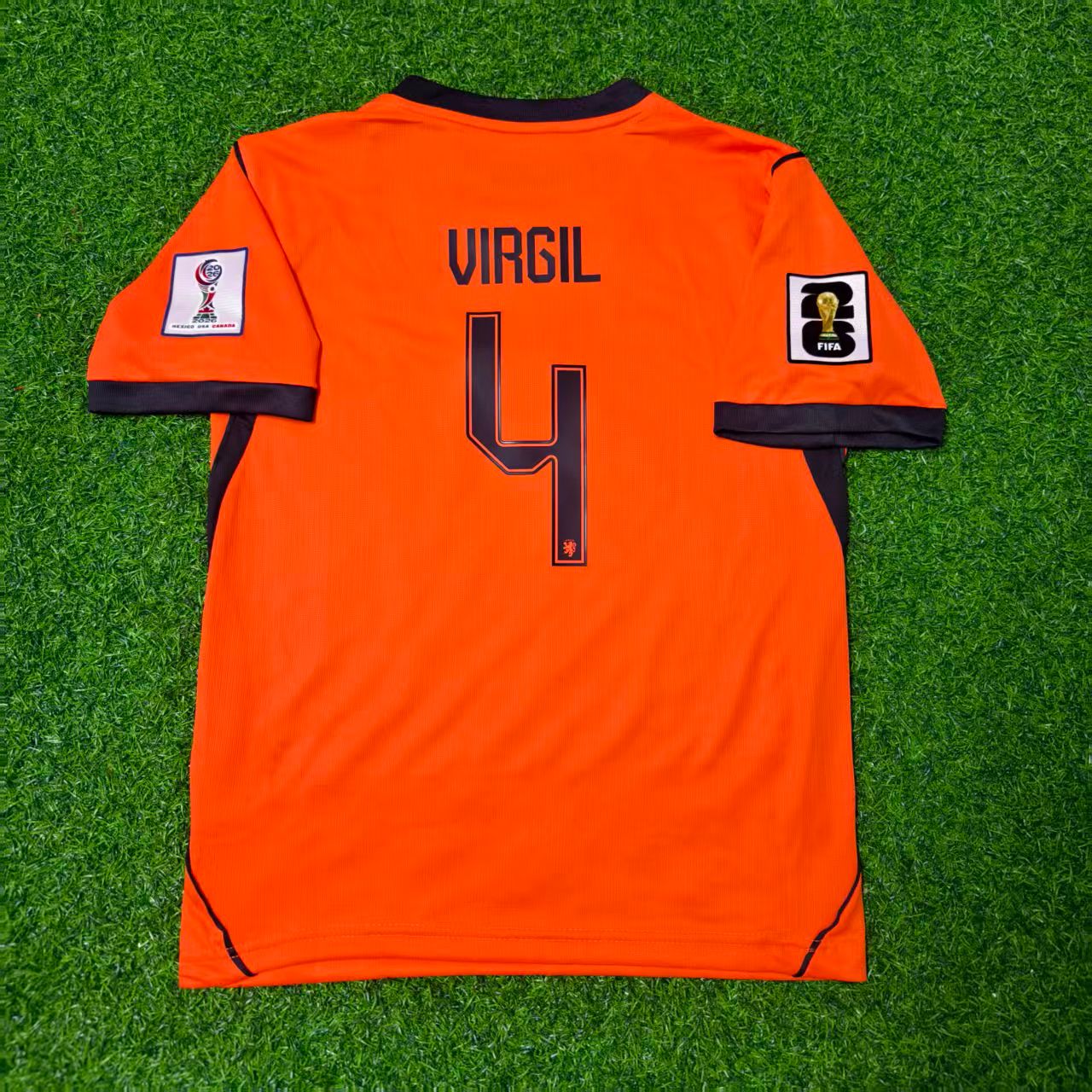 Netherlands National Team World Cup 2026 Virgil van Dijk Football Soccer Kit Jersey