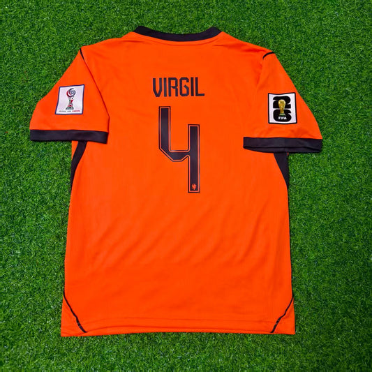 Netherlands National Team World Cup 2026 Virgil van Dijk Football Soccer Kit Jersey