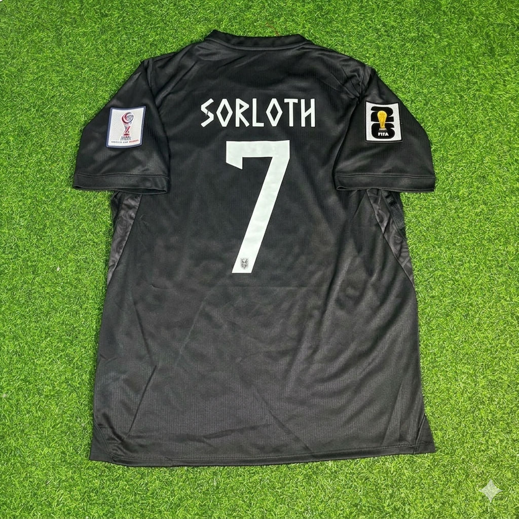 Norway National Team World Cup 2026 Alexander Sørloth Away Black Football Soccer Kit Jersey
