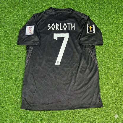 Norway National Team World Cup 2026 Alexander Sørloth Away Black Football Soccer Kit Jersey