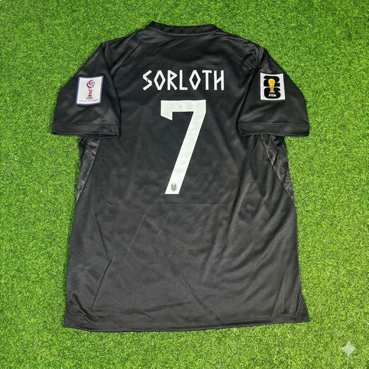 Norway National Team World Cup 2026 Alexander Sørloth Away Black Football Soccer Kit Jersey