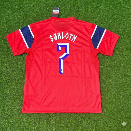 Norway National Team World Cup 2026 Alexander Sørloth Home Football Soccer Kit Jersey