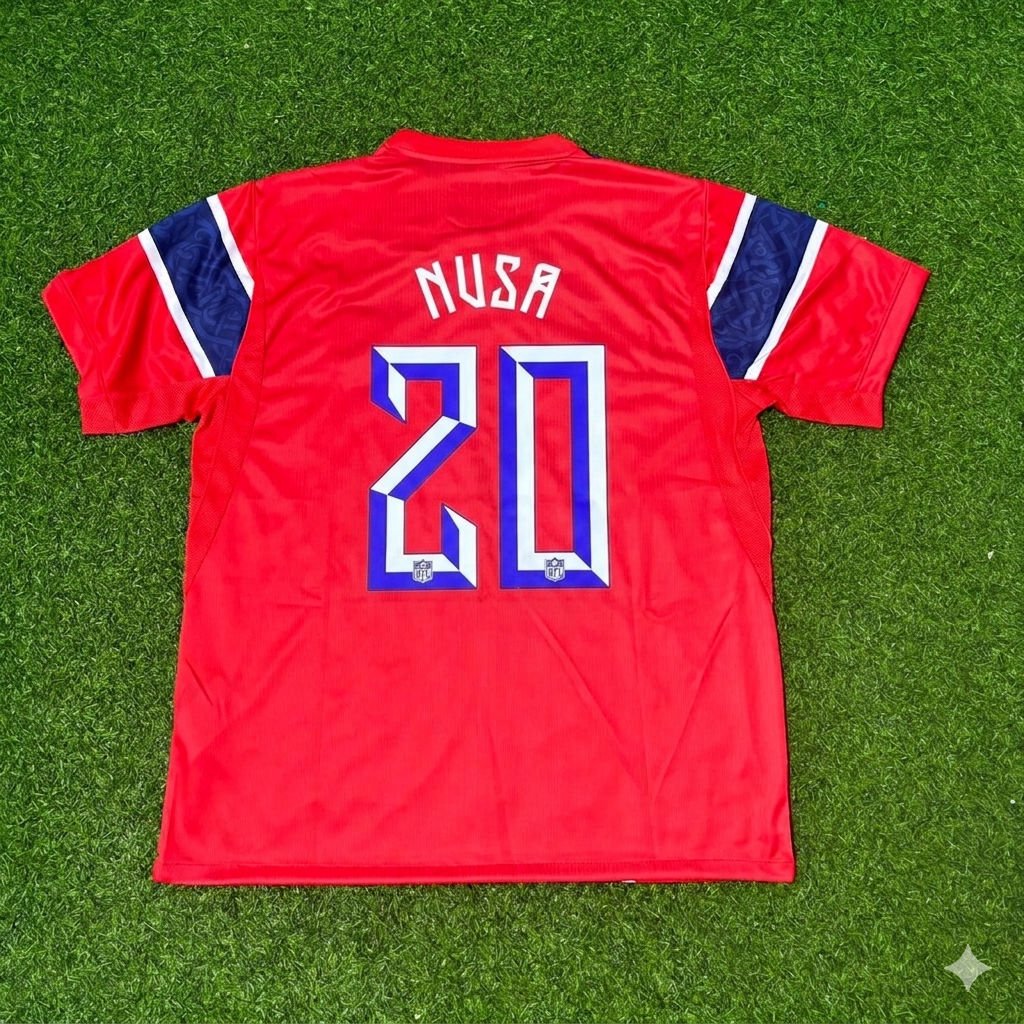 Norwegen Nationalmannschaft WM 2026 Antonio Nusa Heimtrikot Fußball